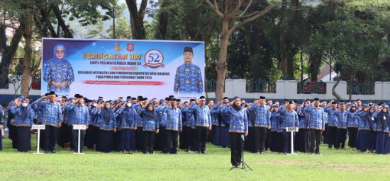 Plt. Bupati Merlan Ingatkan Jaga Netralitas Korpri Pada Pemilu Serentak 2024